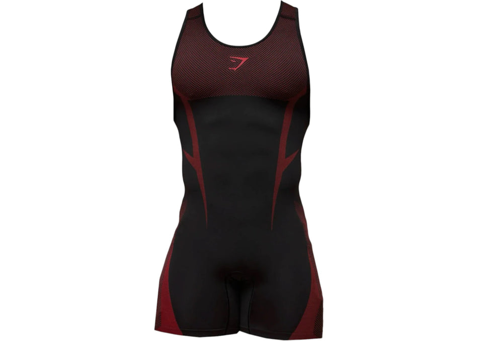 Gymshark Onyx 5.0 Seamless Singlet Black/Carmine Red
