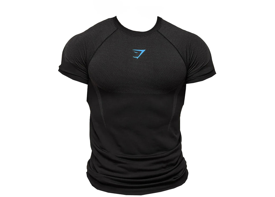 Gymshark Onyx 5.0 Seamless T-shirt Black/Onyx Grey