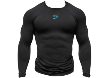 Gymshark Onyx Midnight 5.0 Seamless L/S T-shirt Black/Black