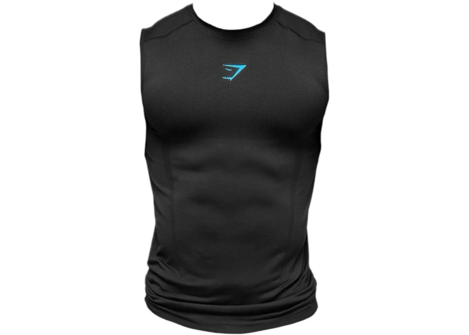 Gymshark Onyx Midnight 5.0 Tank Black/Black
