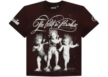 Hellstar Cherubs T-Shirt Brown