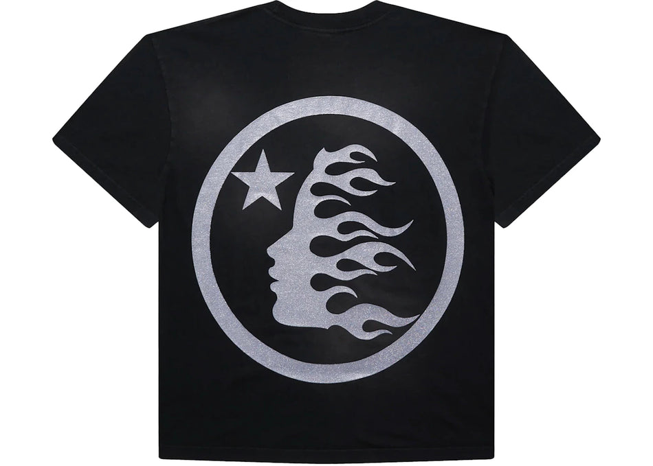 Hellstar Classic Glitter Logo T-shirt Black