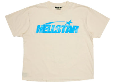 Hellstar Classic T-shirt (Gel Print) White/Blue