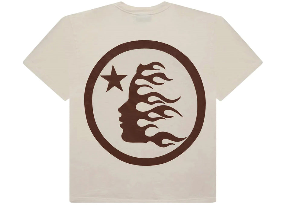 Hellstar Classic T-shirt (Gel Print) White/Brown