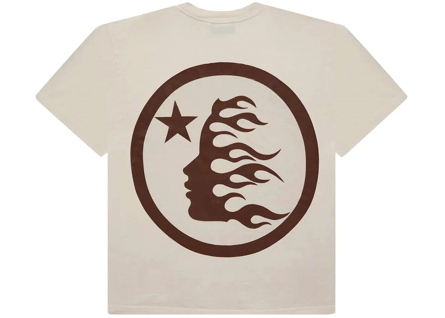 T-shirt Hellstar Classic (Impression classique) Blanc/Marron
