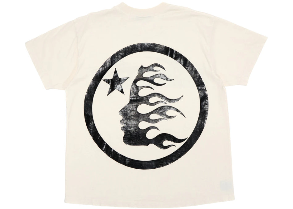 Hellstar Classic T-shirt White/Black (Gel Print)