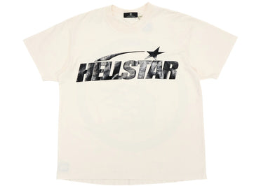 Hellstar Classic T-shirt White/Black (Gel Print)