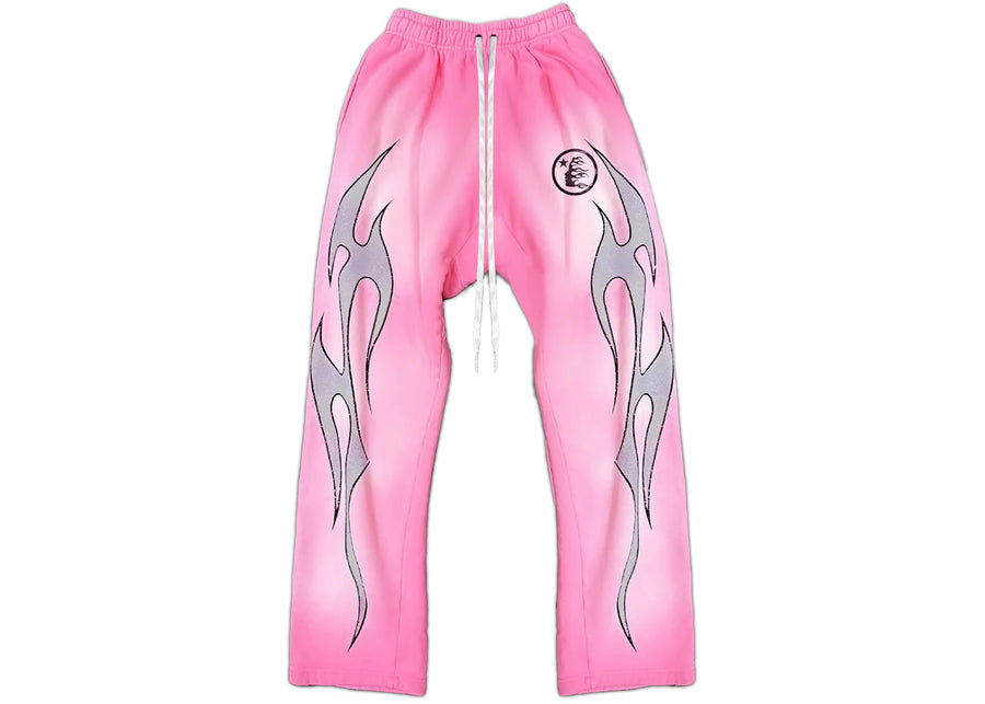 Pantalon de survêtement Hellstar Flame rose