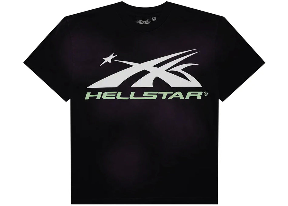Hellstar Glow in the Dark Sports Logo T-shirt Purple