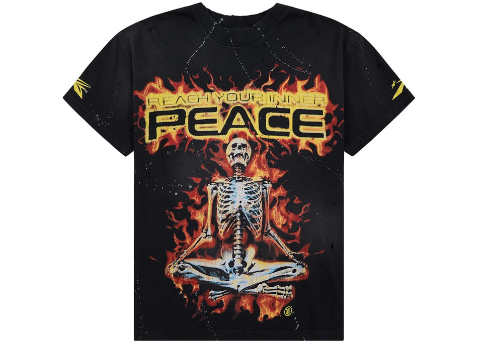 Hellstar Inner Peace Skeleton Tee Black