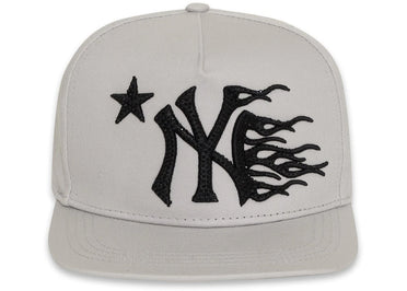 Hellstar NY Snapback Hat Grey
