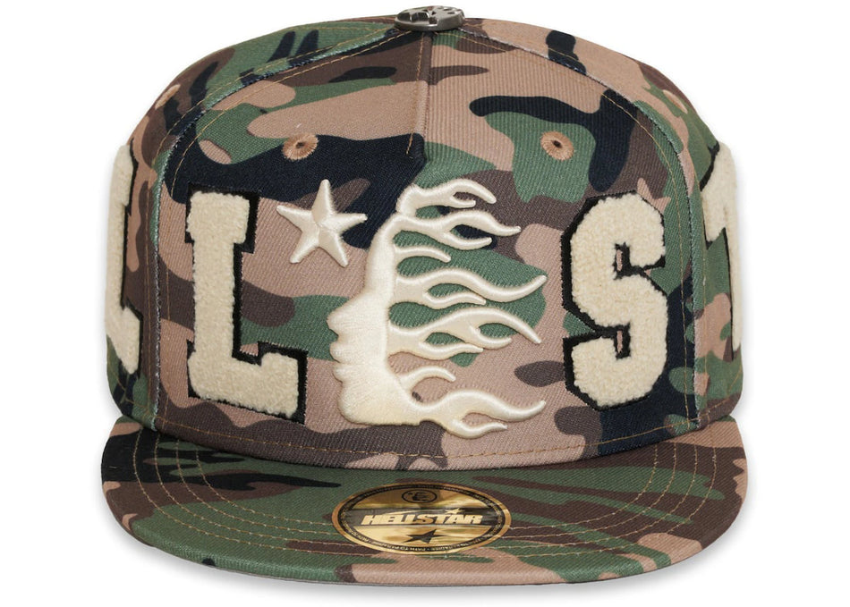 Hellstar OG Patch Fitted Hat Camo