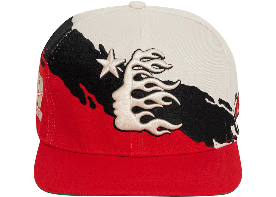 Casquette Hellstar Paintbrush Snapback Rouge/Noir