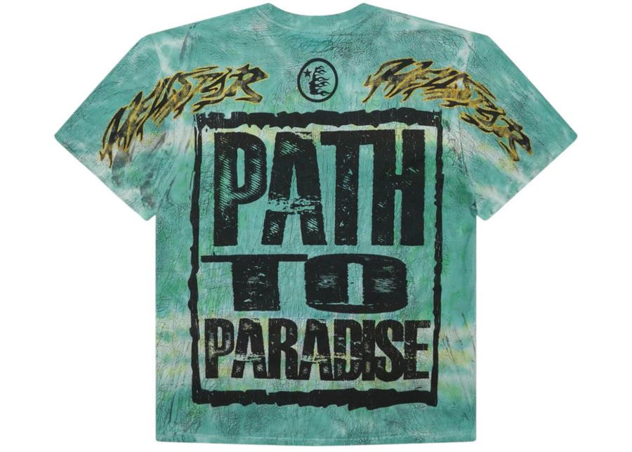 Hellstar Rasta Skull Tye-Dye T-Shirt Vert