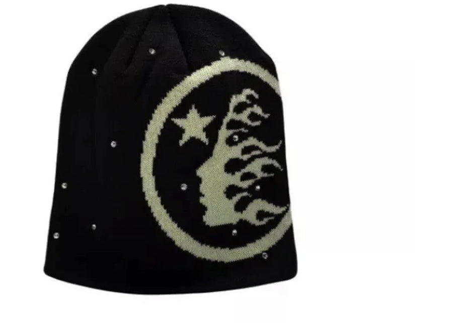 Bonnet Hellstar Nuit Étoilée Noir