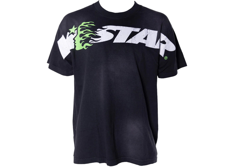 T-shirt vert avec logo Hellstar Studios Cartoon