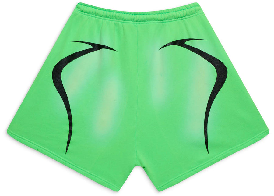 Short d'échauffement Hellstar vert fluo