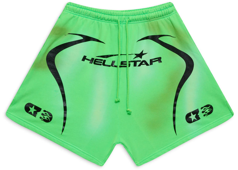 Short d'échauffement Hellstar vert fluo