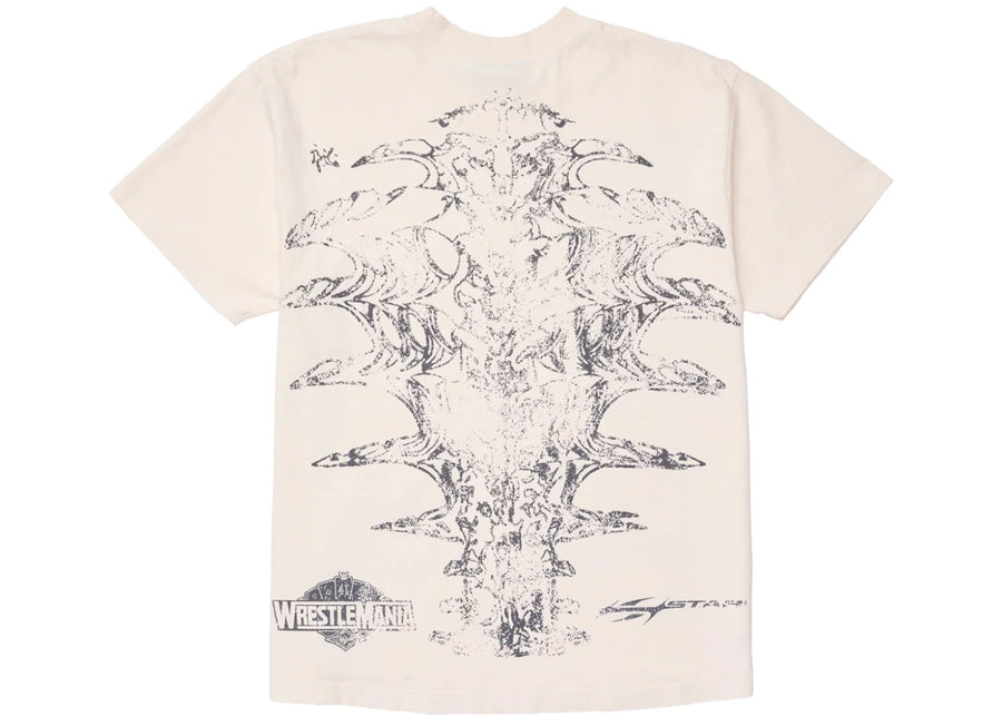 T-shirt Hellstar Wrestlemania Rey Mysterio blanc crème