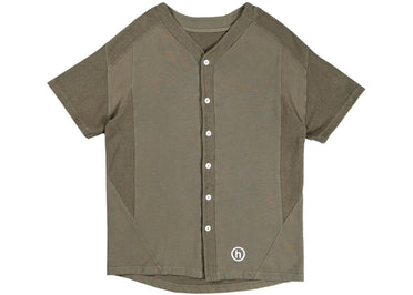 Hidden NY Baseball Shirt Olive Green