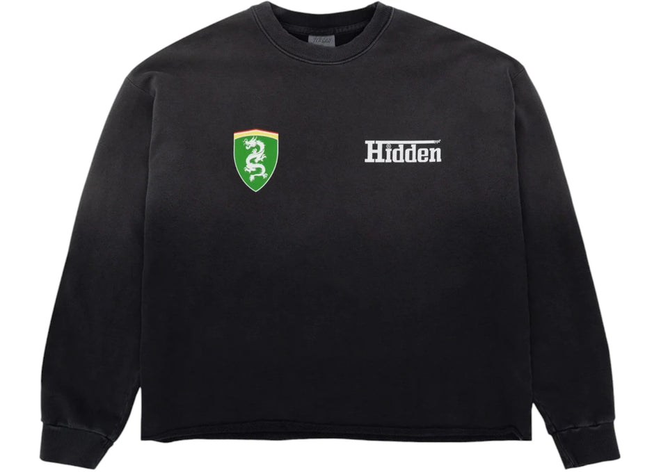 Hidden NY Enzo Washed Crewneck Black