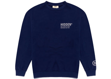 Hidden NY Logo Crewneck Sweatshirt Navy