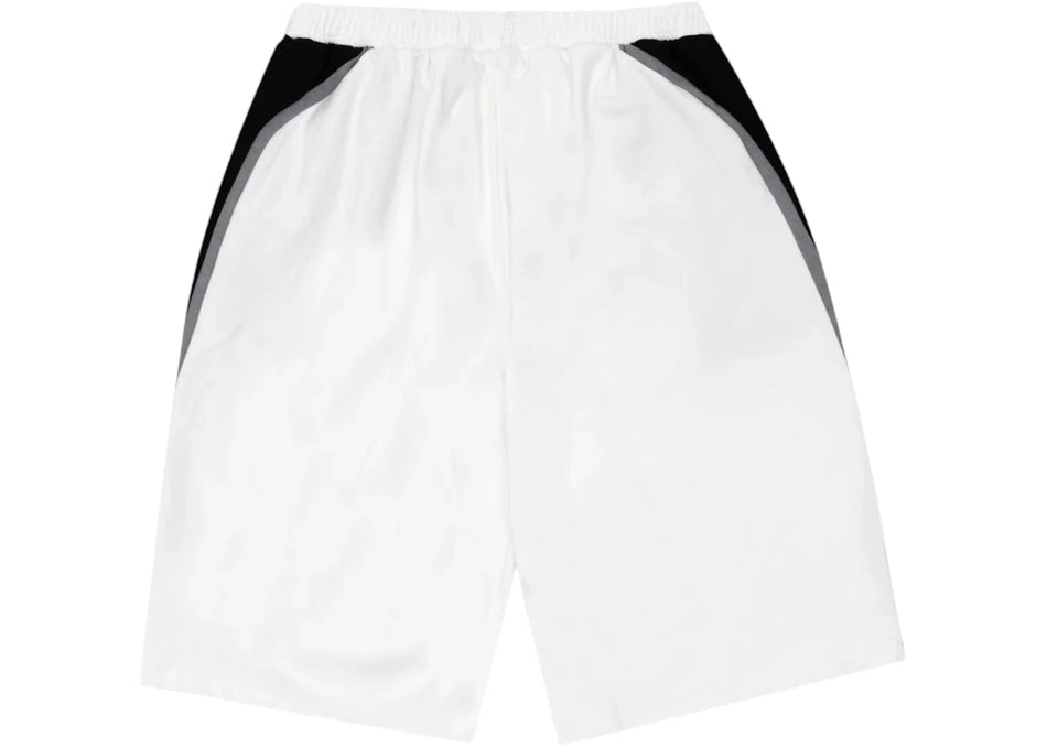 Hidden NY Paneled Jersey Shorts White