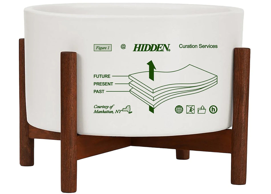 Hidden NY x Modernica Table Top Planter White