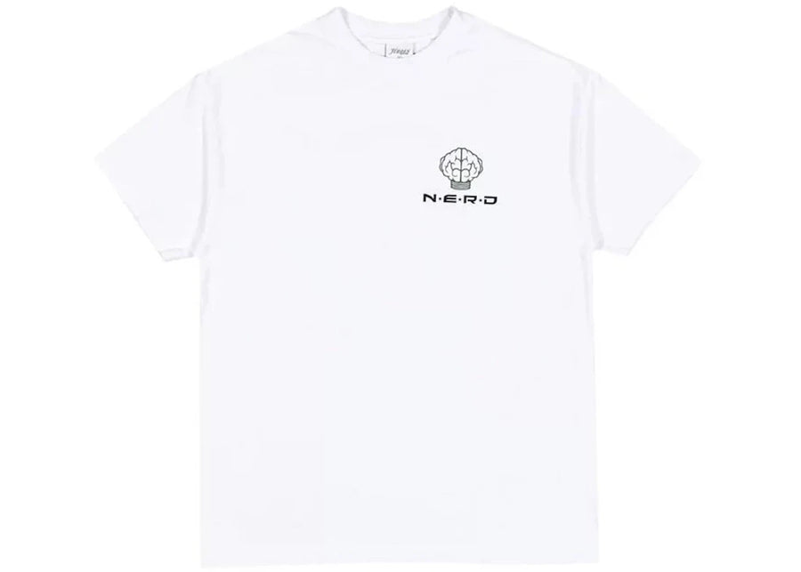 T-shirt blanc Hidden NY x NERD Brain Logo