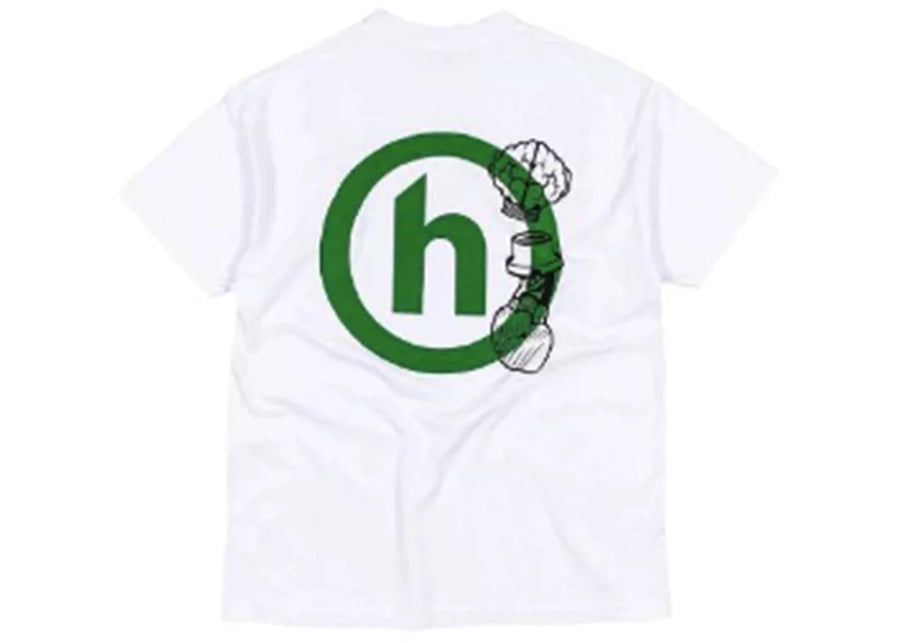 T-shirt blanc Hidden NY x NERD Brain Logo