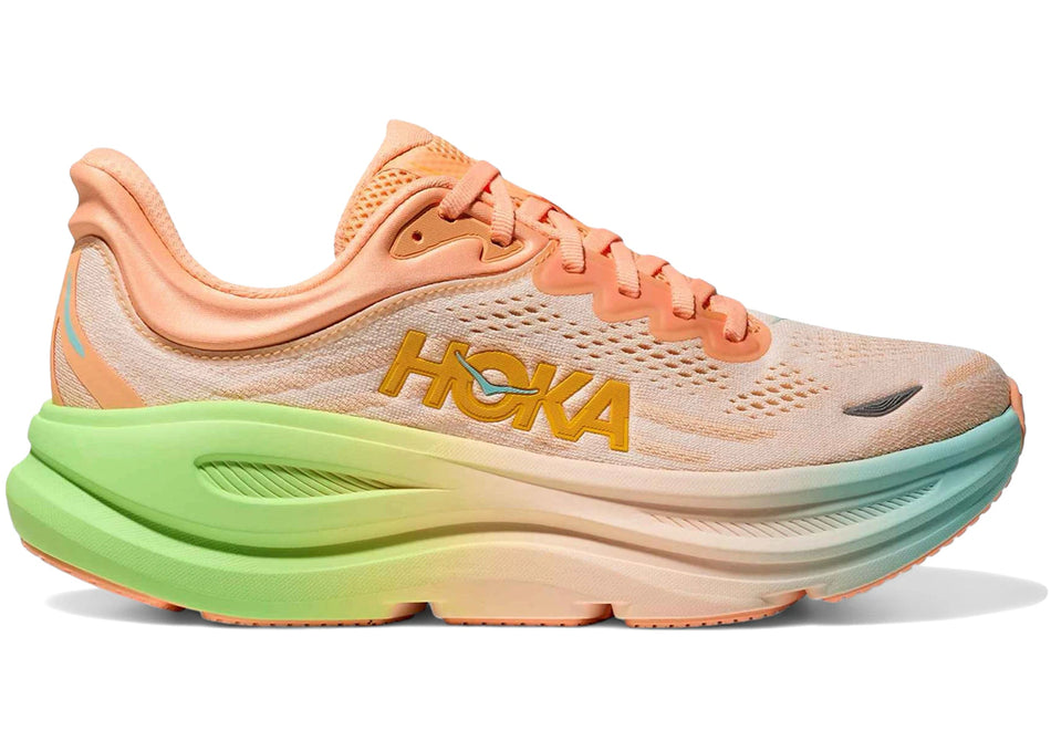 Hoka One One Bondi 9 Frost Pale Tangerine