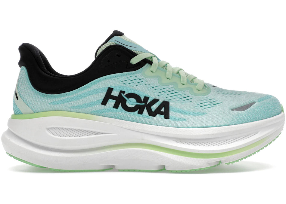 Hoka One One Bondi 9 Luna Moth Blue Spark