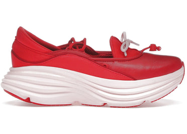 Hoka One One Bondi Mary Jane Cerise Rose Tea