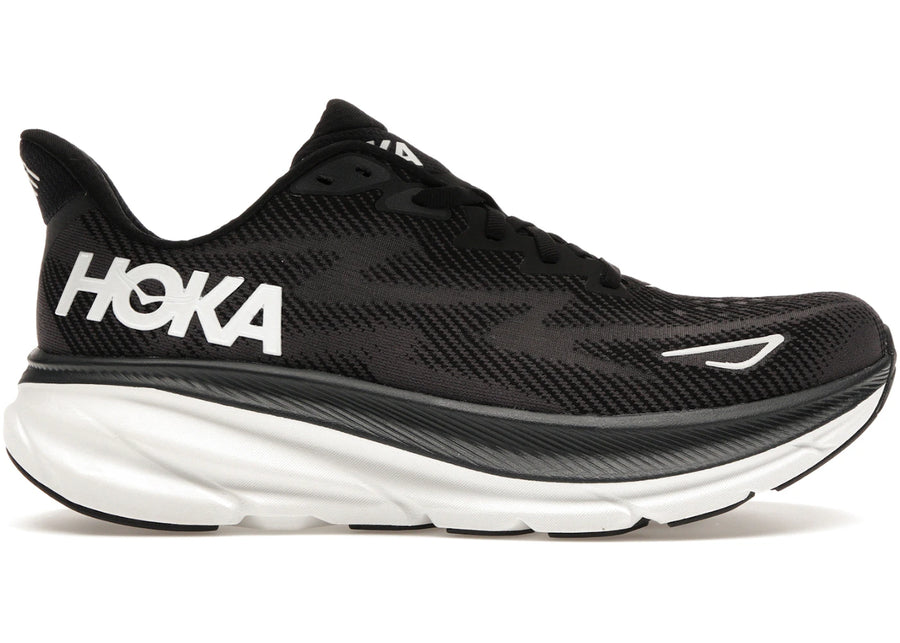 Hoka One One Clifton 9 Noir Blanc