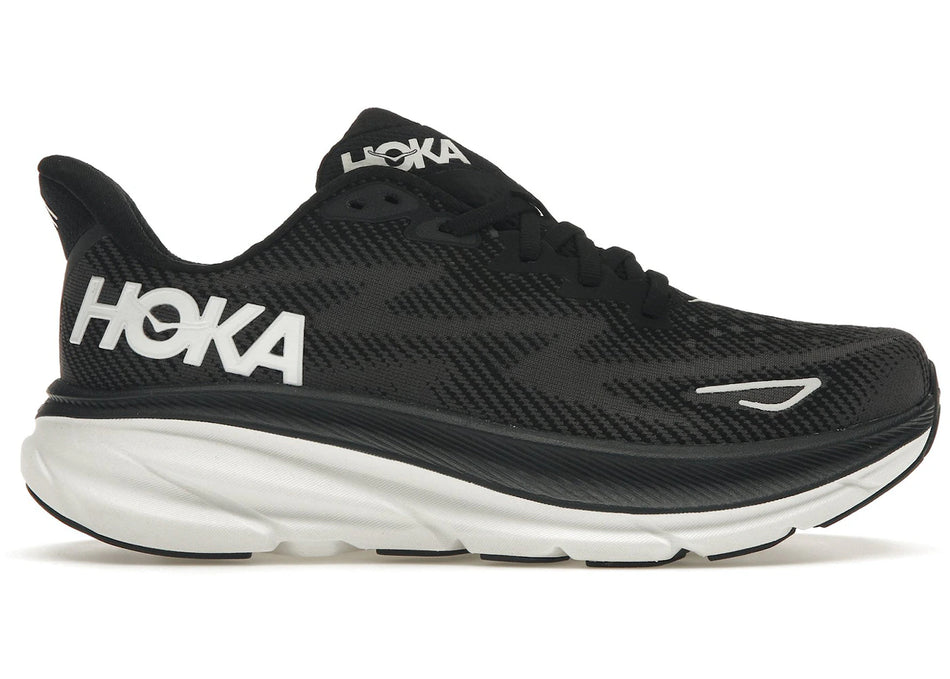 Hoka One One Clifton 9 Black White (Women's)