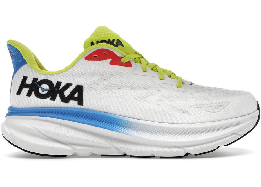 Hoka One One Clifton 9 Blanc De Blanc Bleu Virtuel