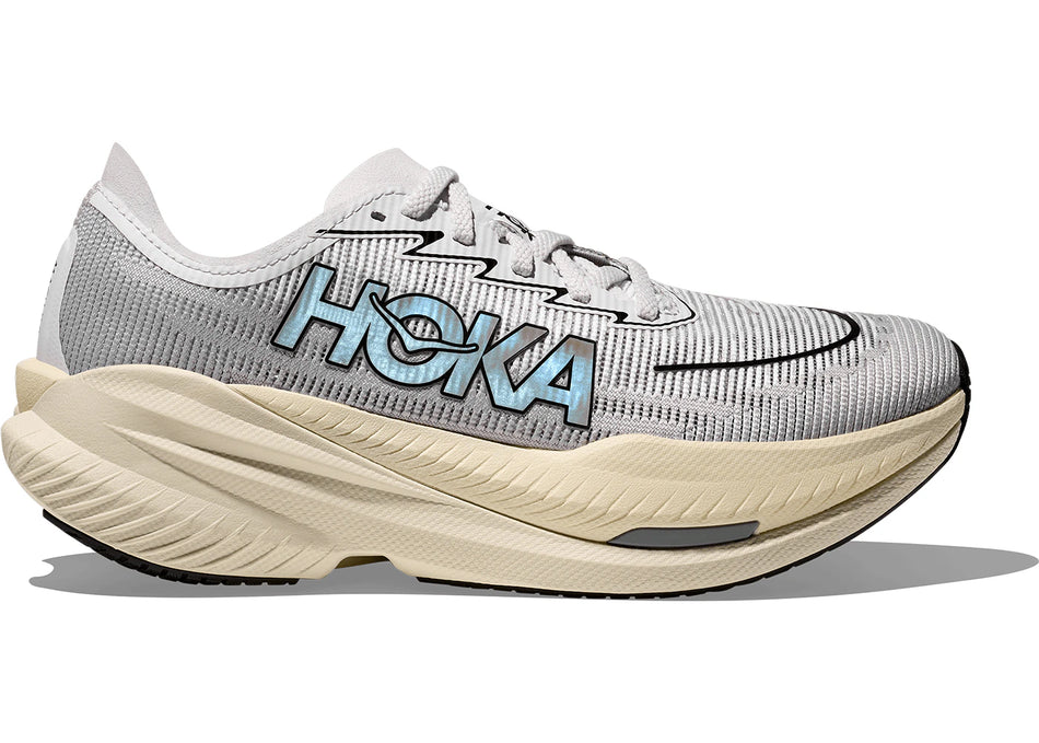 Hoka One One Mach X 2 White Cosmic Grey