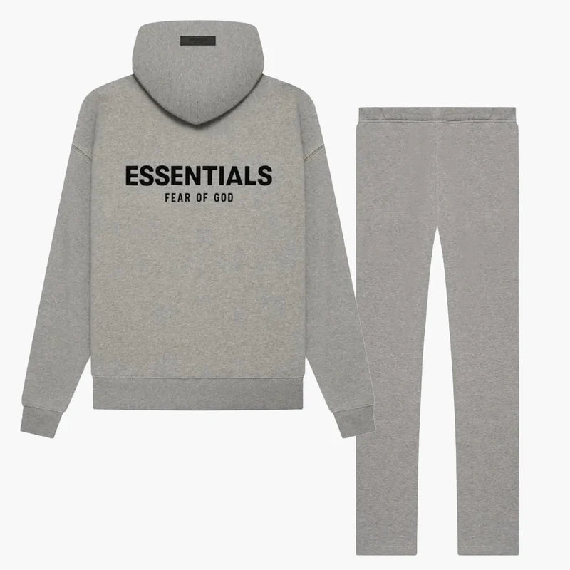 Fear of God Essentials (2022) Relaxed Dark Oatmeal - Set