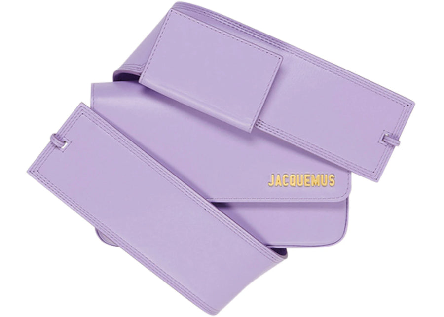 Jacquemus Le Carinu Sac bandoulière à rabat Lilas