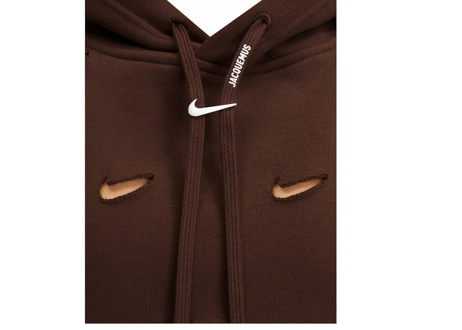 Jacquemus x Nike Le Swoosh Hoodie Brown