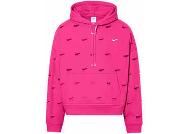 Jacquemus x Nike Le Swoosh Hoodie Dark Pink