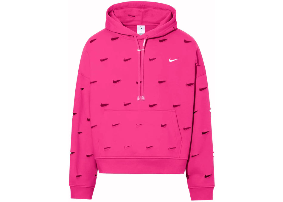 Jacquemus x Nike Le Swoosh Hoodie Dark Pink