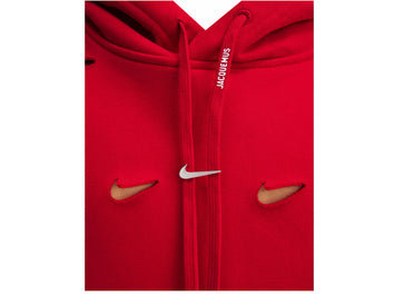 Jacquemus x Nike Le Swoosh Hoodie Dark Red