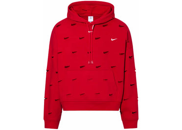 Jacquemus x Nike Le Swoosh Hoodie Dark Red