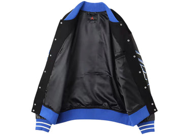 Jordan x Awake NY Varsity Jacket Black/Game Royal