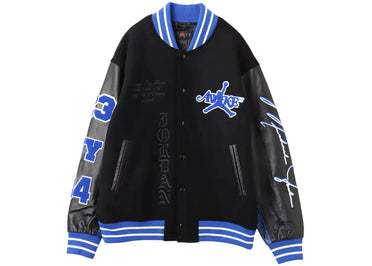 Jordan x Awake NY Varsity Jacket Black/Game Royal