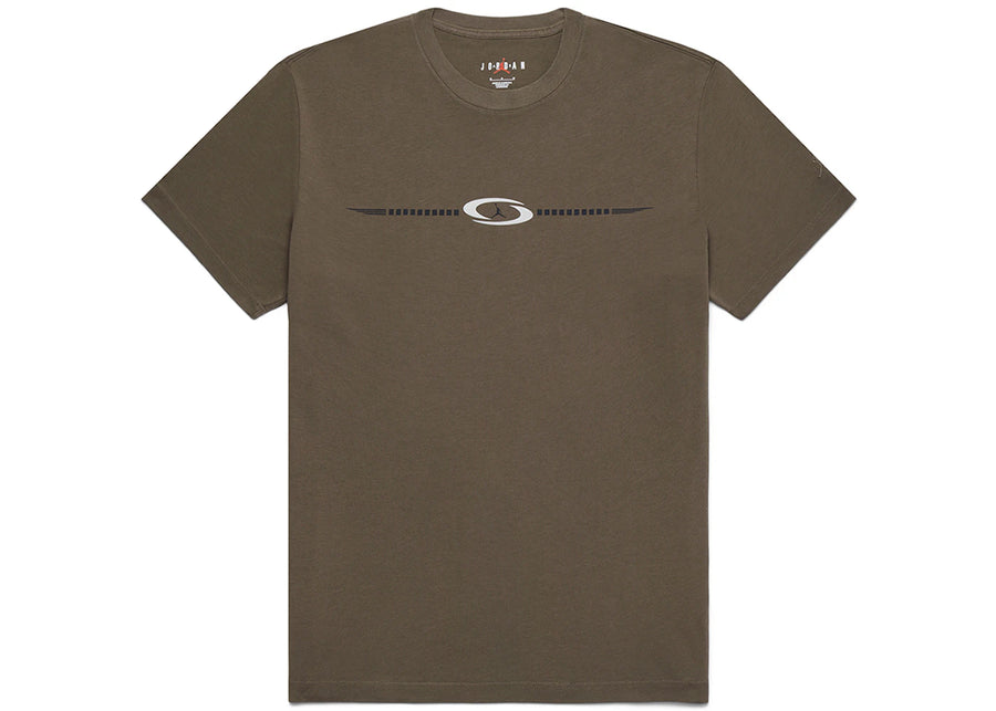 T-shirt Jordan x Travis Scott marron