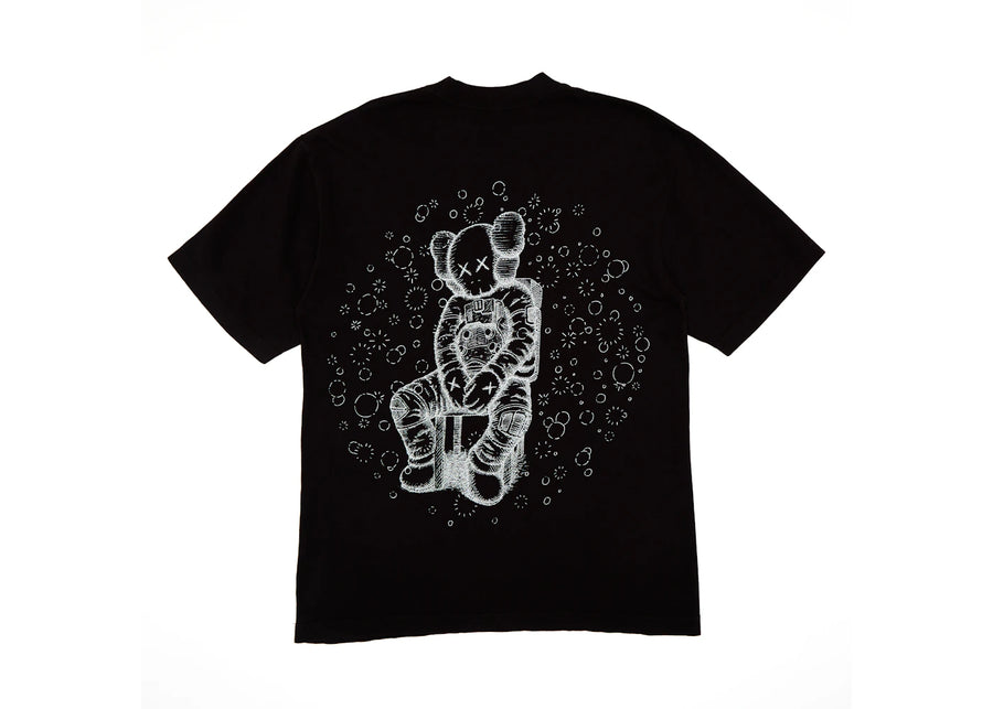 T-shirt KAWS pour Kid Cudi Moon Man GID noir vintage