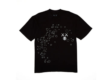 KAWS For Kid Cudi Moon Man GID Tee Vintage Black