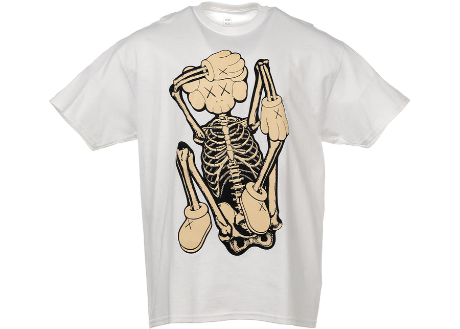 T-shirt KAWS SKELETON NEW FICTION Bone